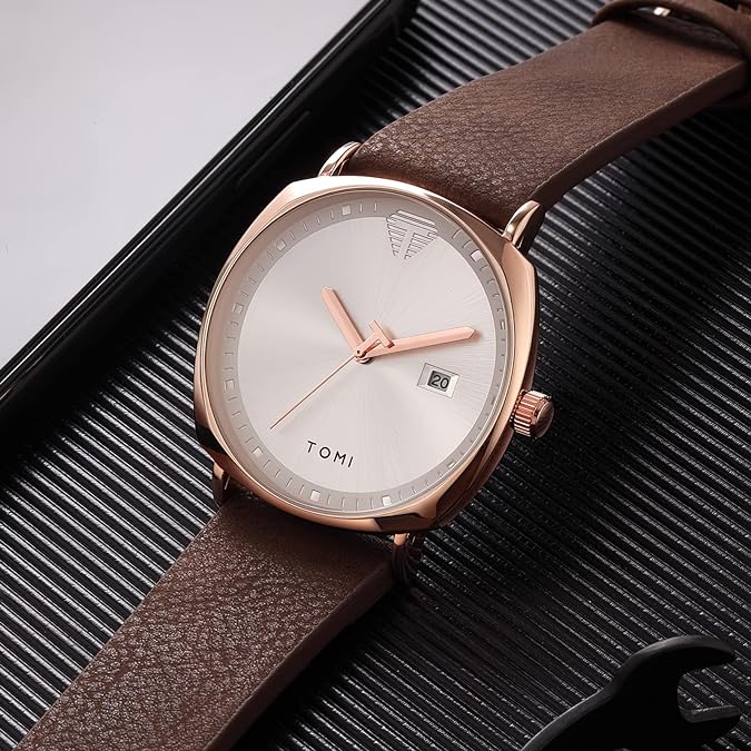 Luxury TOMl Classy AIpine Square Branded Watch