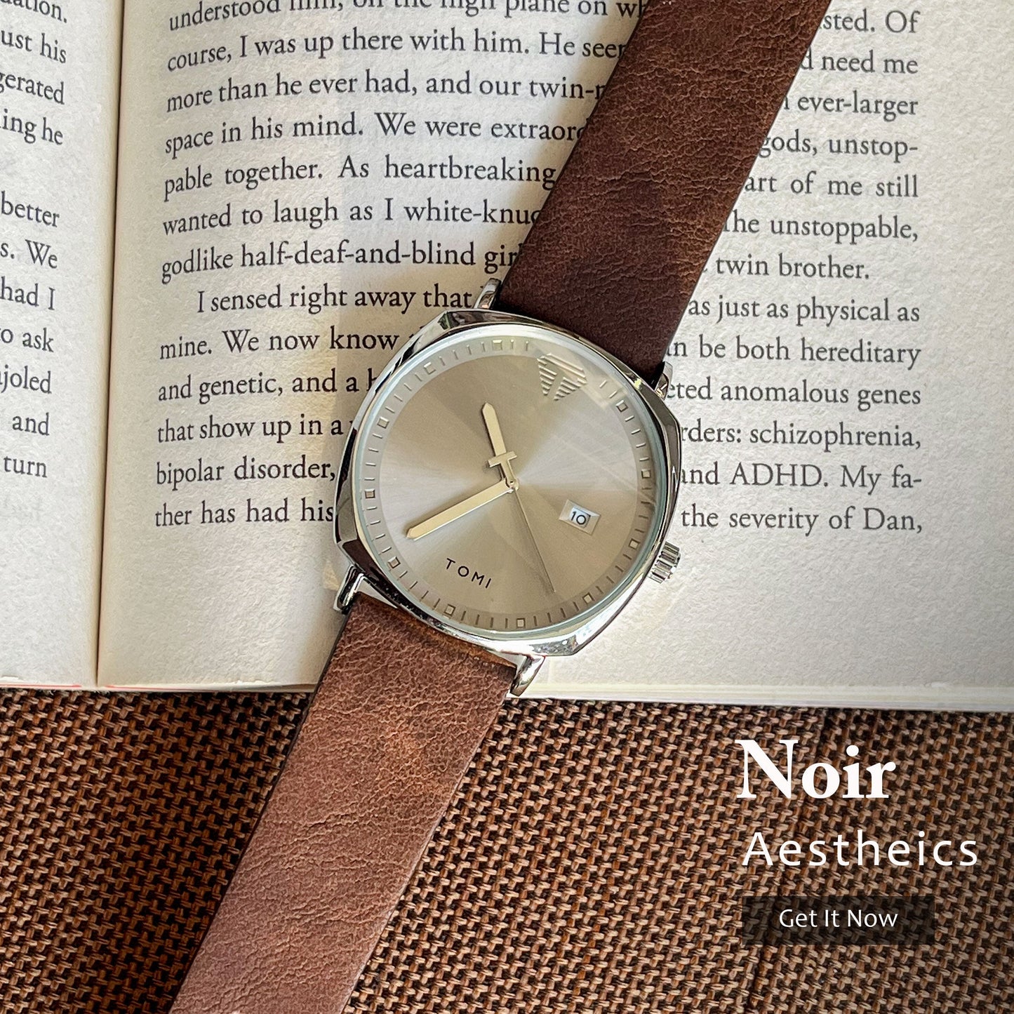 Luxury TOMl Classy AIpine Square Branded Watch