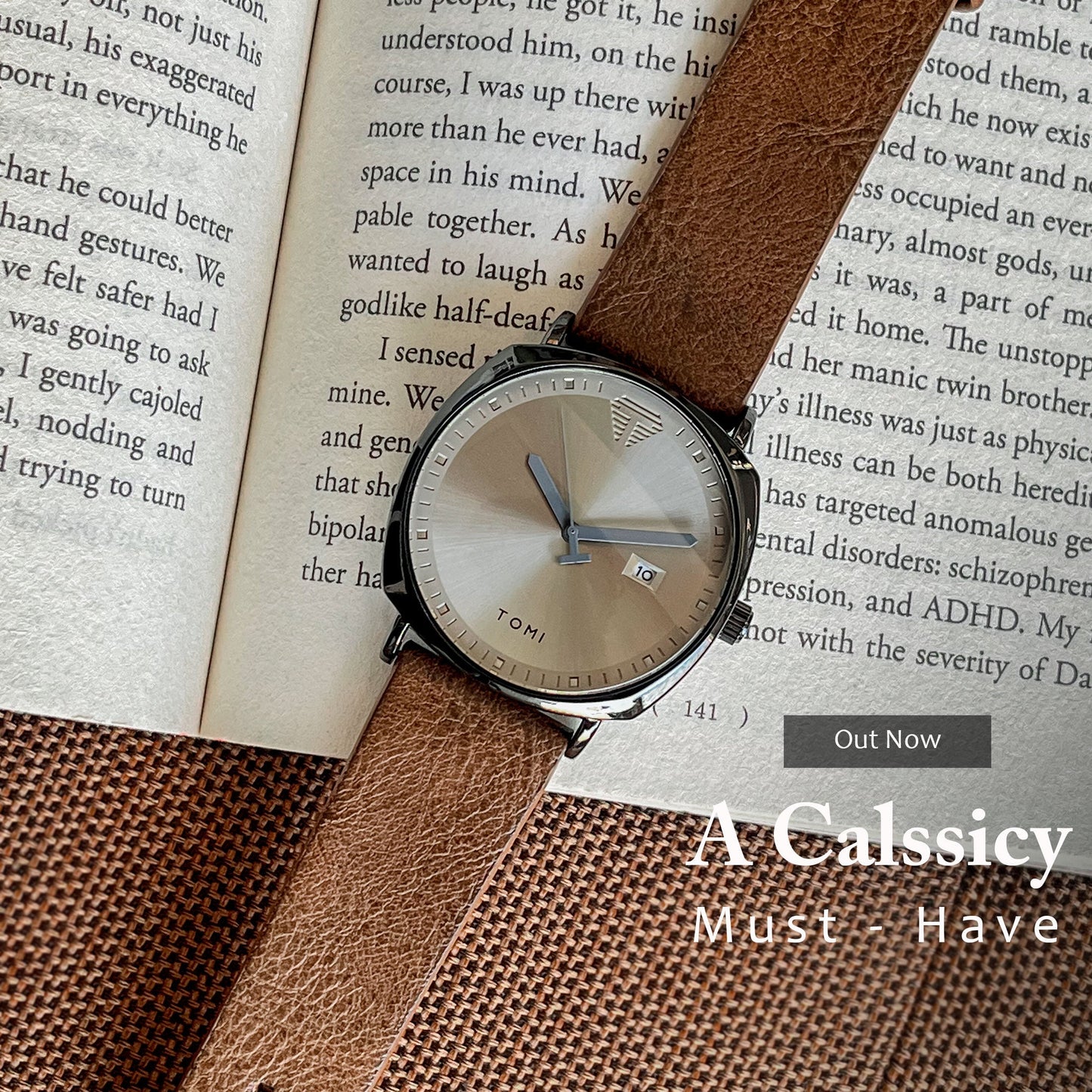 Luxury TOMl Classy AIpine Square Branded Watch